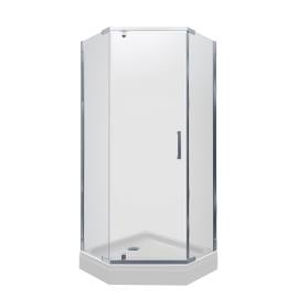 Душевая Ограждение Дека-Хром 100*100 Щ0000056816 с поддоном